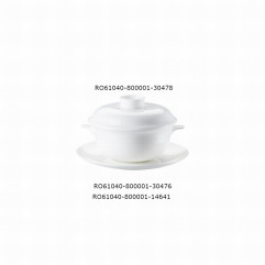 Viečko na misku polievka 0,25 Jade 12,5 cm Bone China biele