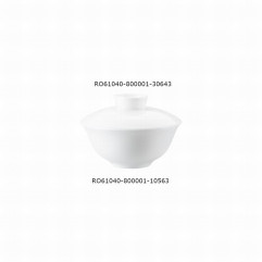 Viečko na misku 14 cm Jade 14 cm Bone China biele