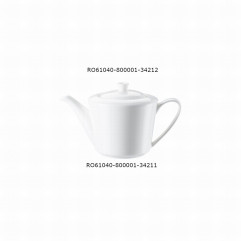 Viečko konvica čaj Jade 0,4 l Bone China biele