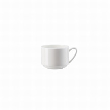 Šálka čaj stohovateľná Jade 0,29 l Bone China biela