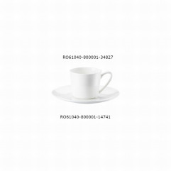 Šálka káva Jade 7,5 cm Bone China biela