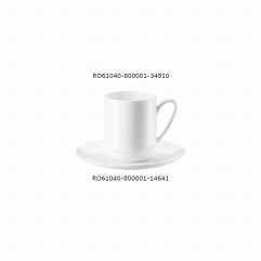 Hrnček s uškom Jade 7,5 cm Bone China biely