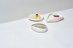 Miska Plaisir 12,9x8,3x3,9 cm  biela