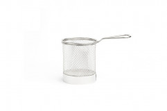 Košík fritovací/servírovanie SNACK Ø9cm, výška:12,5cm, nerez