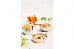 Panvica paella Mini 12 x 2,5 cm, nerez / meď