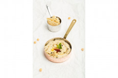 Panvica paella Mini 12 x 2,5 cm, nerez / meď