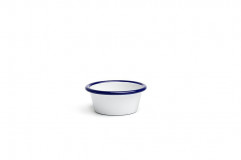 Miska DIP Mini Ø7cm, výška:3cm, 0,1lt, smaltované železo farba bielo modrá