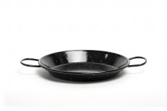 Panvica Mini nízka pr:15 cm, výška:2.4 cm, smaltované železo, far:biela