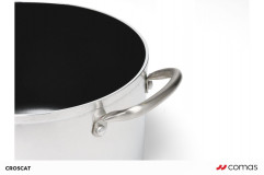 Hrniec CROSCAT indukcia 3-vrstv.tefl. 32 x 18,5 cm/ 14,32 l, QuanTanium, hrúbka mat. 3 mm, hliník