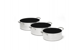 Kastról CROSCAT indukcia 3-vrstv.tefl. 30 x 12 cm/ 8 l, QuanTanium, hrúbka mat. 3 mm, hliník