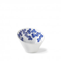Miska INDIGO CLOVER 14 cm zrezaná modrá dekor X8850