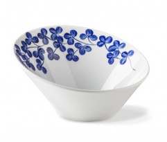 Miska INDIGO CLOVER 17 cm zrezaná modrá dekor X8850