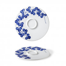 Podšálka INDIGO CLOVER 14,1 cm, farba modrá dekor X8850