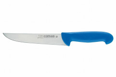 Nôž mäsiarsky GRAFIT 18 cm, farba modrá rúčka plast