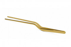 Pinzeta kuchárska ohnutá 20 cm  GOLD