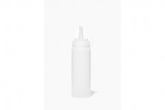 Fľaša-dávkovač-biberon, Ø 7 cm, výška:26 cm, 0,72lt polypropylén, transparentná