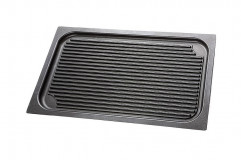 Platňa Risoli gril GN1/1-20 53x32,5 cm, v:2 cm teflón, mat:hliníková zliatina hrúbka 7 mm