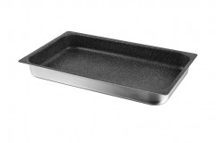 Plech Risoli na pečenie GN 1/1-40 53x32,5 cm, v:4 cm teflón Hard-Stone, hliník hrúbka 1,5