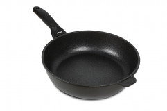 Panvica Risoli Ergo Prof hlboká 24 cm v:9 cm Indukcia, ELDIAMANT Profile, mat:hliníková zliatina hrúbka 9 mm