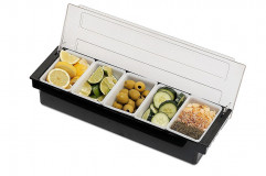 Box barové doplnky Bar-Caddy 24x15 cm, výška:11 cm ABS, farba biela