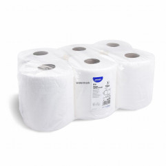 Utierka (PAP FSC Mix) 2vrstvá s ražbou biela Ø18cm 19cm x 100m [6 ks]