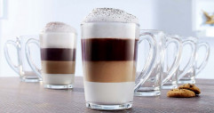 Hrnček NEW MORNING BLANC 11 cm/32 cl tvrdené sklo