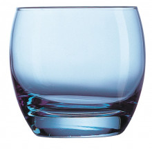 Pohár SALTO 32 cl ICE BLUE whisky materiál_sklo, farba_ľadovo modrá,